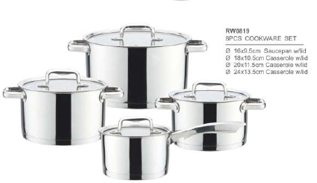 304 201 stainless steel cookware12 System 1