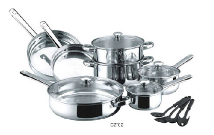 Stainless steel cookware set5 System 1