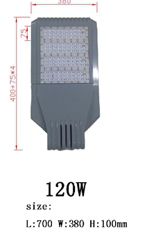 Best good quality bridgelux chip meanwell driver 120W LED street light