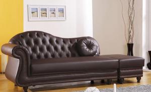 Kid's Sofa with Stool & Cushion