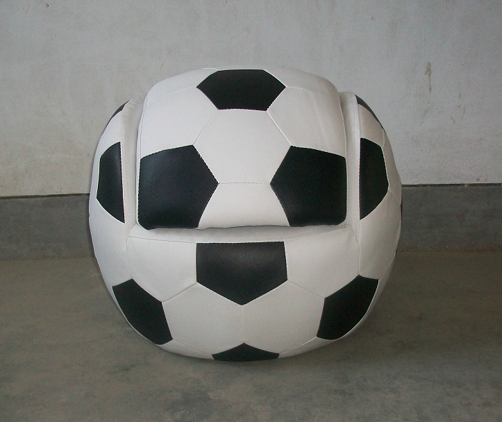 Child's Football Chair with Footstool