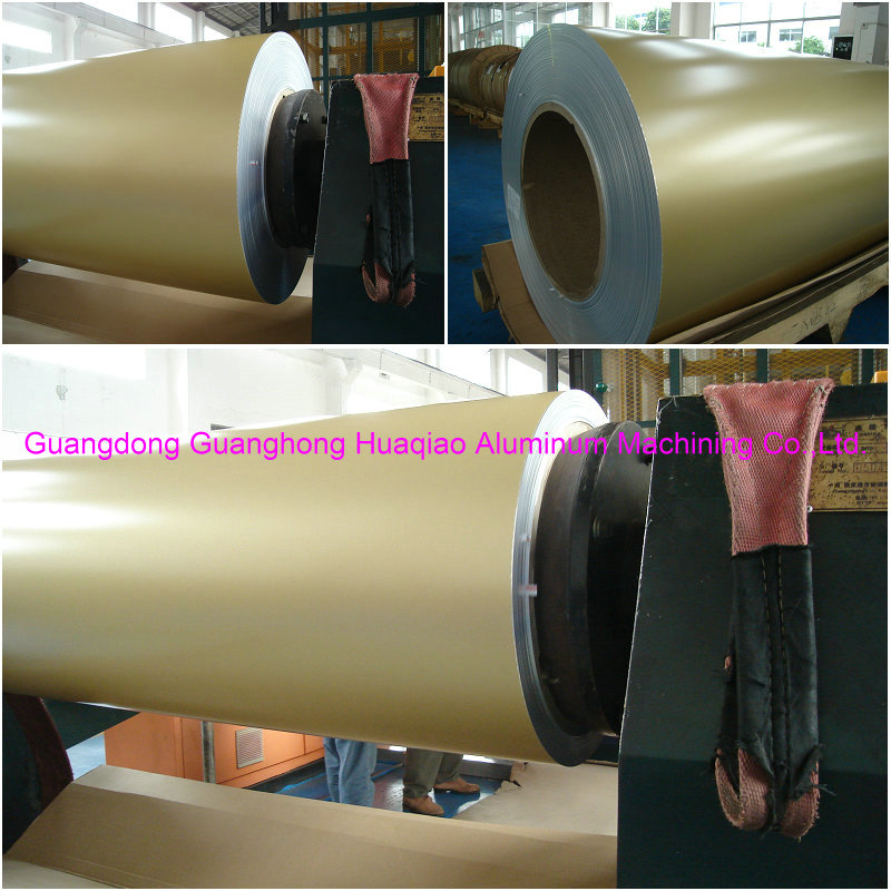 Champagne gold color PVDF coated aluminum coils