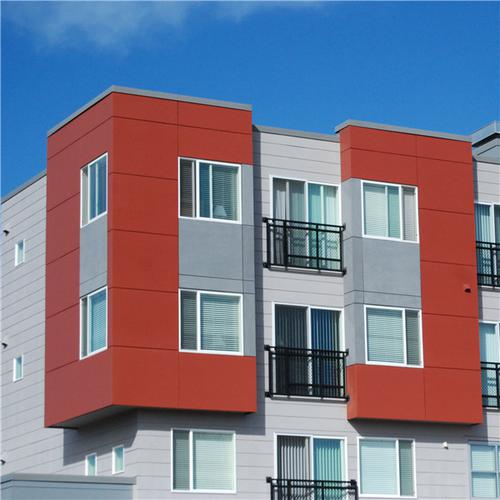 Calcium silicate board cladding fiber cement siding for outdoor facade System 1