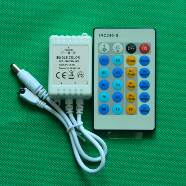 IR 24 keys single color controller