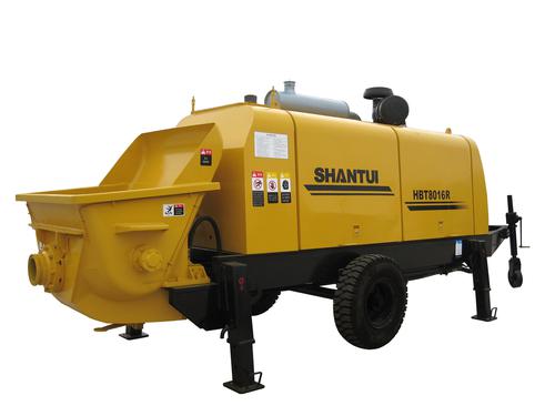 SHANTUI Concrete Trailer Pump (HBT8016R) System 1
