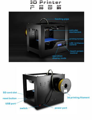 ZJ605 3D Printer With Free Gift System 1