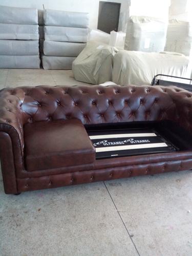 Top quality chesterfield genuine leather sofa   820 System 1