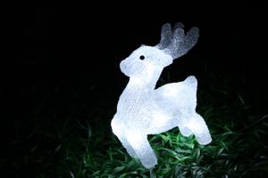 Christmas 3D Motif Light Acrylic Deer