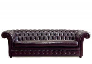 Old style leather sofa R339