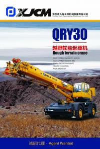 Rough terrain crane QRY30t
