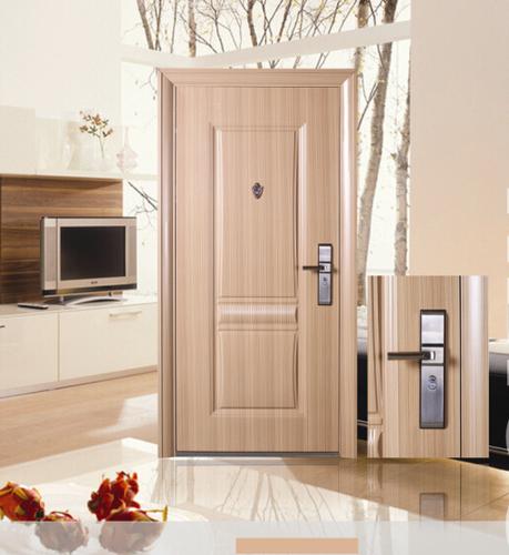 Powder Coating Steel Security Door Manufactory System 1