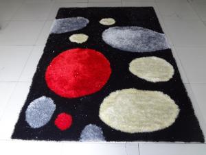High Pile And Low Pile Hand Made  Floor Rug