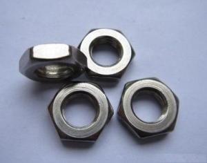 DIN439 Unchamfered Hexagon Thin Nut System 1