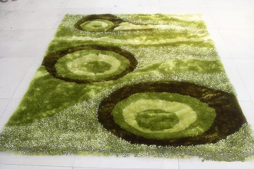 Modern Design Polyester Silk Shaggy Carpet System 1