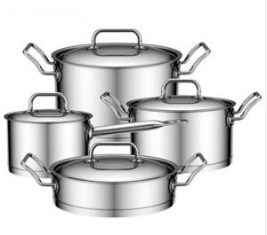 Stainless Steel Cookware with ss lid System 1