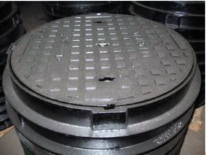Ductile iron manhole cover System 1
