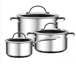 Wide edge Stainless Steel Cookware System 1