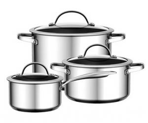 Stainless Steel Cookware 12pcs set