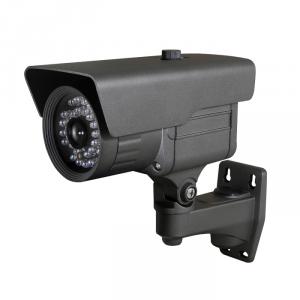 CCTV Camera IR Waterproof Fixed Camera with 23pcs IR Leds and  20M IR Range, 3.6mm Lens and 3 Axis Cable Built in Bracket