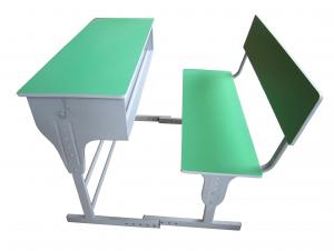 School desk and chair,double desk and chair System 1