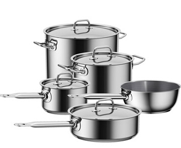 Stainless Steel Cookware 10pcs set System 1