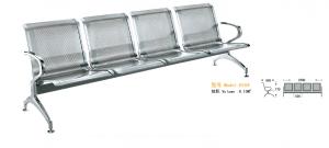 WNACS-Four Seats Stainless Steel Metal Airport Waiting Chair System 1
