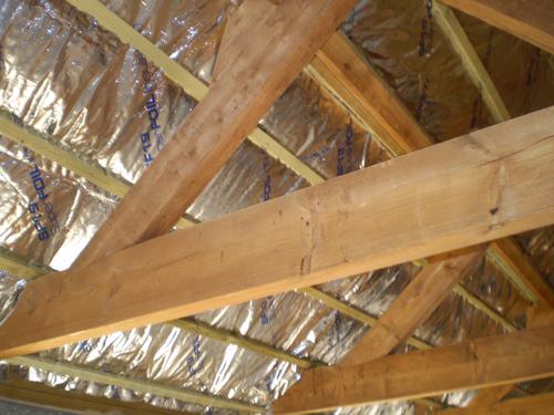 Aluminum Foil Facing Foam Insulation System 1