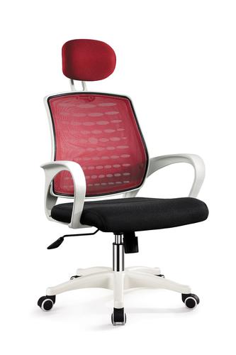 ZH-Swivel Office Chair with Neck Support and Mesh Surface System 1