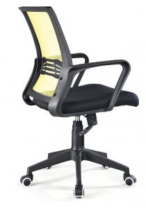 ZHSMC-02 Swivel Office Chair with Black Armrest and Green mesh Backrest