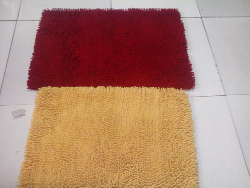 Red Yellow Chenille Microfiber Carpet System 1