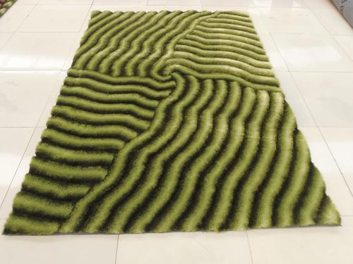 Flower Shape Polyester Shaggy Carpets and Rugs System 1