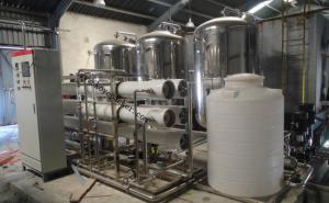 eight thousand Pure Water Produce Line With Double Stage RO System Project in Zambia