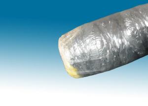 Double-ply aluminum foil insulated  air duct