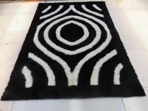 Polyester Stretch Yarn Mixed 150D Silk Carpet