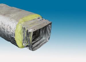 Single-ply aluminum foil insulated rectangle air duct System 1