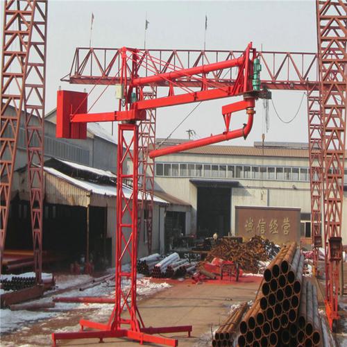 Electric Concrete Placing Boom With Pipes System 1