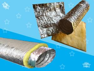 Single-ply aluminum foil insulated    air duct