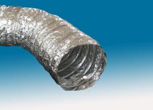 Double-ply aluminum foil air duc