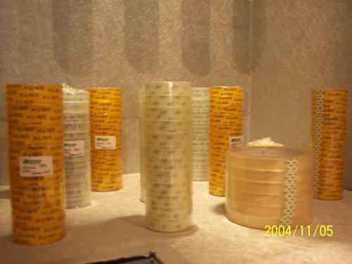 White Paper Packaging Tape - Logo Print BOPP Adhesive Tapes BP-1 System 1