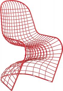 JSWMC-06  S Shape Wired Metal Leisure Chair