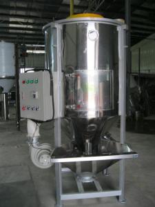 plastic vertical mixer with with hot air drying