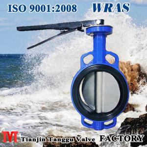 rubber lined wafer butterfly Valve with vulcanized seat