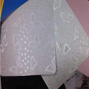 Newest PVC Foil with Leather Design for Covering Kitchen Cabinet