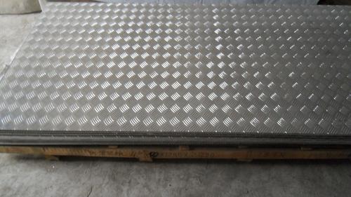 Textured Aluminum Sheet Tread Plate , Five Bars Embossed Aluminum Sheet System 1
