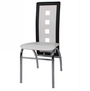 Dinning Chair with PVC Chromed Legs