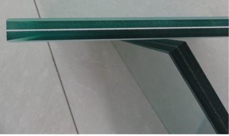 Coated laminated glass 8+1.14SGP+8 Color glass
