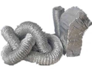 Aluminum Flexible Duct Uninsulated for HVAC