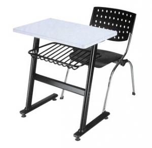 MDF and Chromed metal student desk and chair SDC-0812