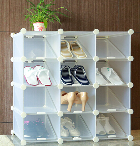 Plastic shoe cabinets and free to adjust System 1