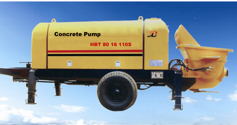 Concrete Stationary Pump Model HBT80-16-110S System 1